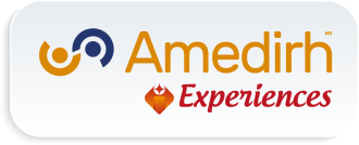 logo amedirh experiences blanco